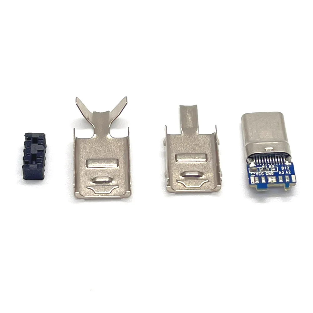 Tip-c Mirco USB 3.1 konnektör Jack ctor ctor kuyruk erkek tak elektrik terminalleri 9 pin tipi C OTG adaptörü De Carga Set elektrik