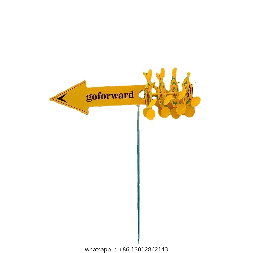 

Металлический вывеска, украшение знака направления ветряной мельницы