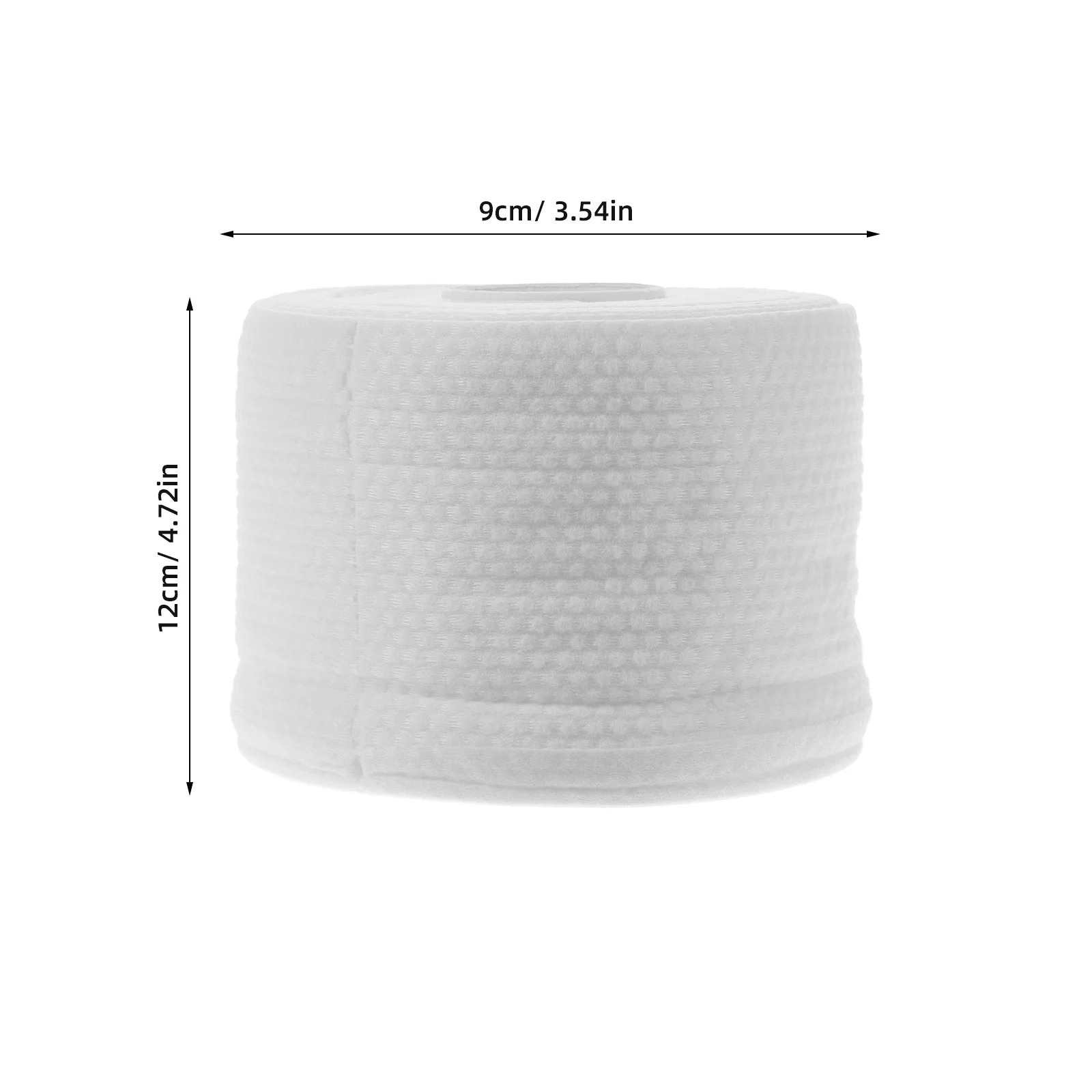 1 لفة مناشف الوجه القابل للتصرف من القطن الطبيعي مزيل المكياج وسادات تنظيف الوجه الناعمة للاستخدام في صالونات التجميل والسفر صديقة للبيئة #3