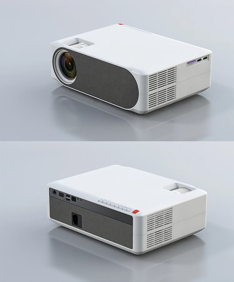 1080P FHD Android 9 LED Video Projector M19 Brightest Beamer For Home Theater And Overhead Business With WIFI 3D Functionality