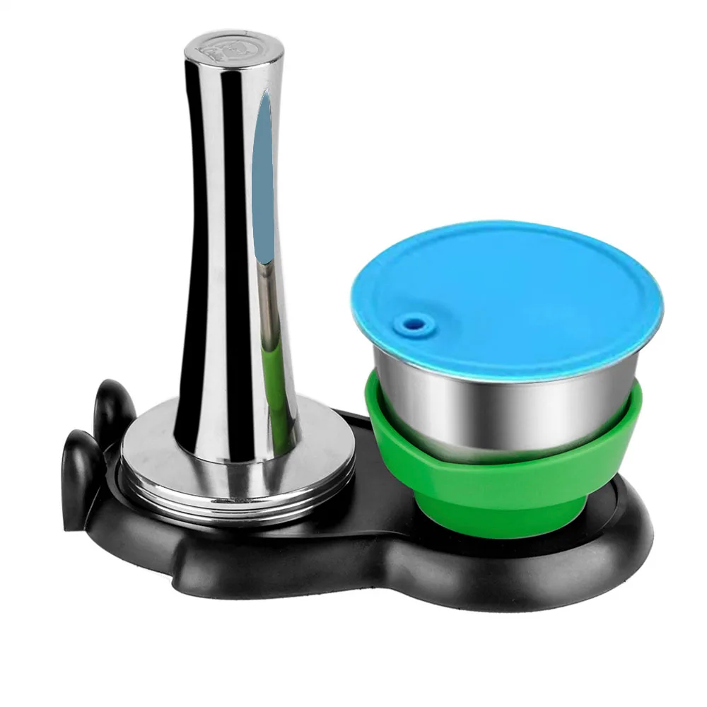i Cafilas wiederaufladbare Kaffeekapsel für Dolce Gusto, Edelstahl mit Nescafe Dolce Gusto-Modellen, nicht geeignet für Nespresso