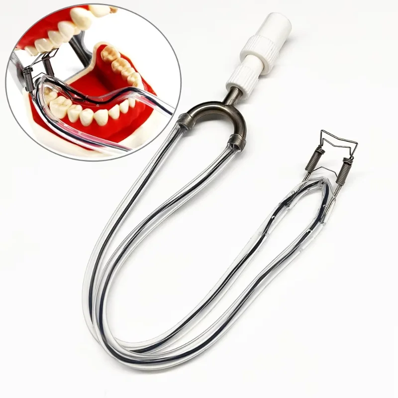 Lab Aspirator Suction Tube Lab Multifunctional Salivary Suction Strong Sucker Moisture Isolation with Rubber Dam.Best Tool..