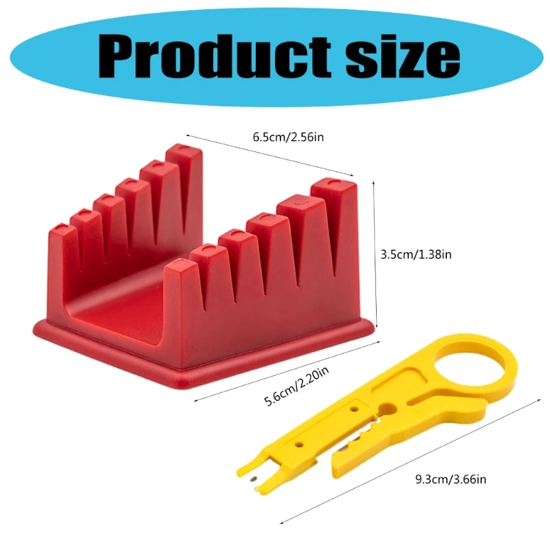 Portable Soldering Station Clamp Versatile Welding Holder Station with Stripping Tool for Stability on Uneven Surfaces