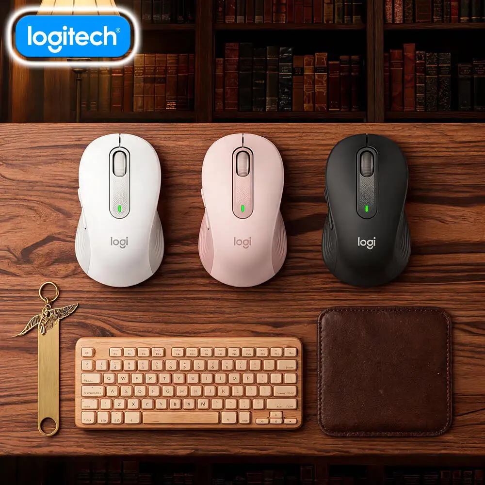 Logitech M650/M650L Ergonomic Mouse - Soft Thumb Area, Dual Connectivity, SmartWheel Speed Modes, 20-Month Bluetooth Battery