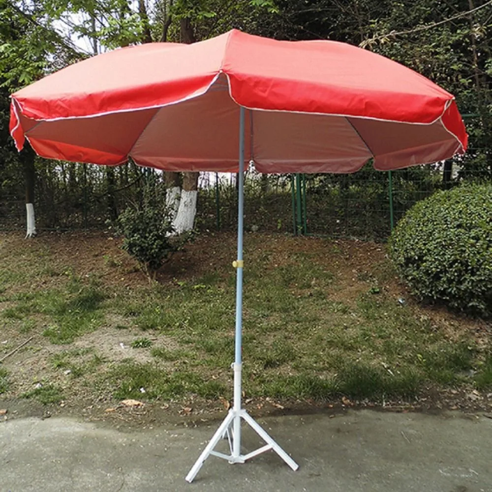 Foldable Steel Umbrella Base Four Legged Fixed Stand Scratch Resistant Umbrella Stand Extra Large Transparent PVC