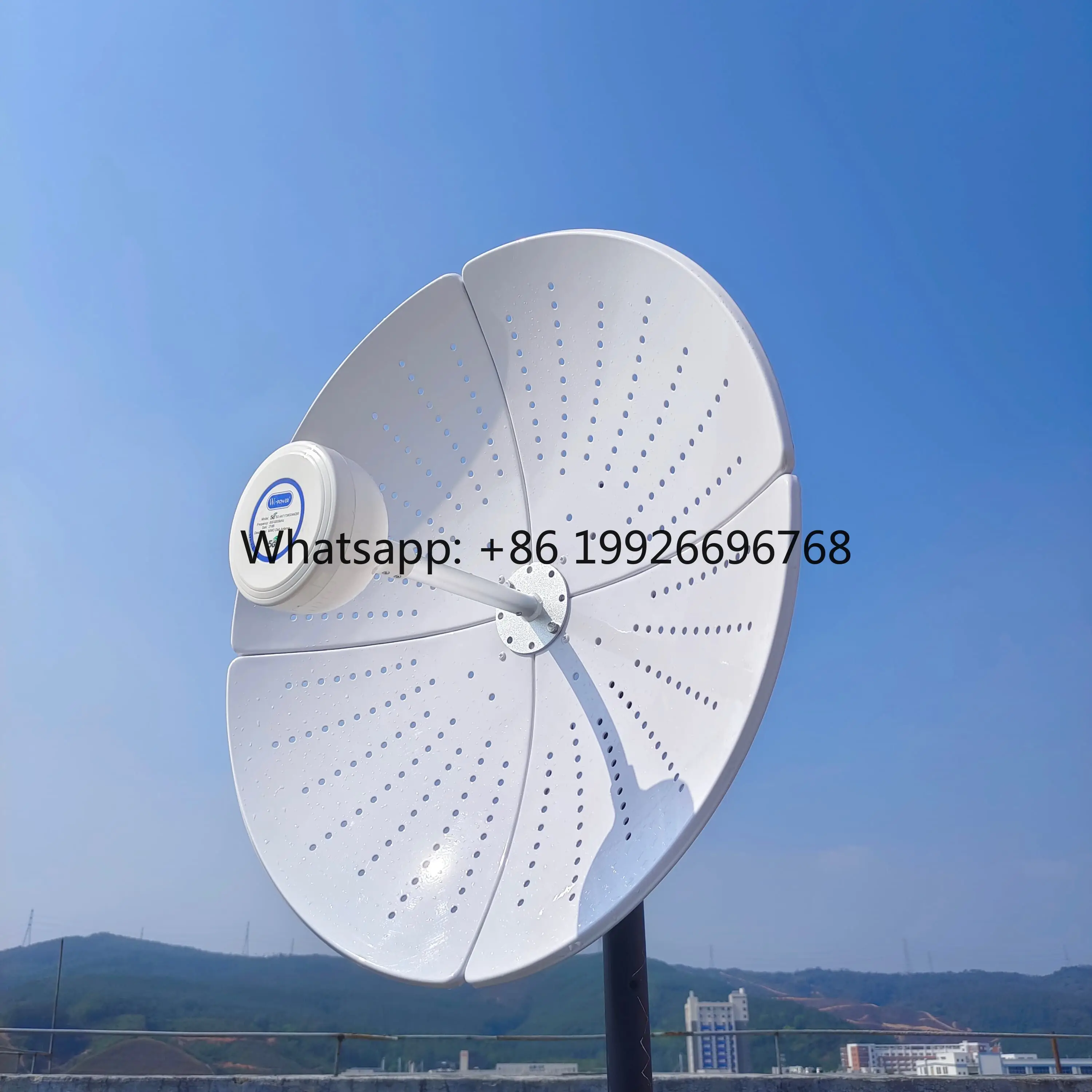 Long Range 4G/5G LTE 2X27dBi Antenna 1710-4200MHz External Outdoor Parabolic Antenna Signal Booster Antenna