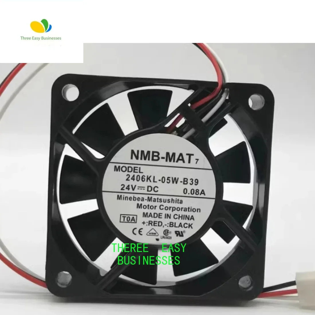 

2406KL-05W-B39 DC24V 0.08A 6015 three-wire inverter fan
