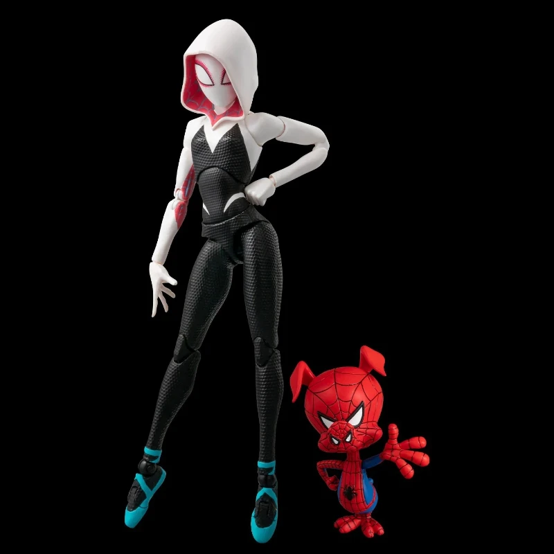 

New Marvel Spider-Man Into The Spider-Verse Gwen Stacy Articulated Action Figure Boxed Collectible Model With Extra Parts Fans