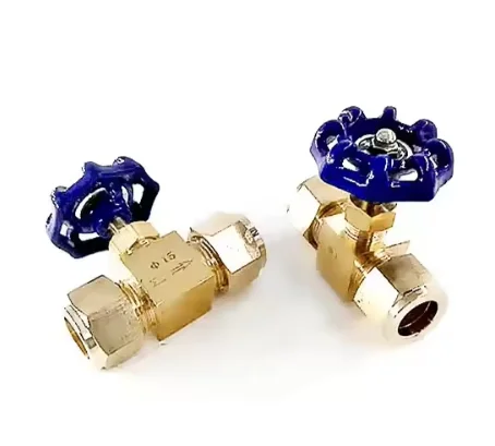 LNG Brass Internal Thread Globe Valve Cryogenic Copper Valve Switch 1/4 Small Body 2 Copper Switch Cng Copper Regulating Valve