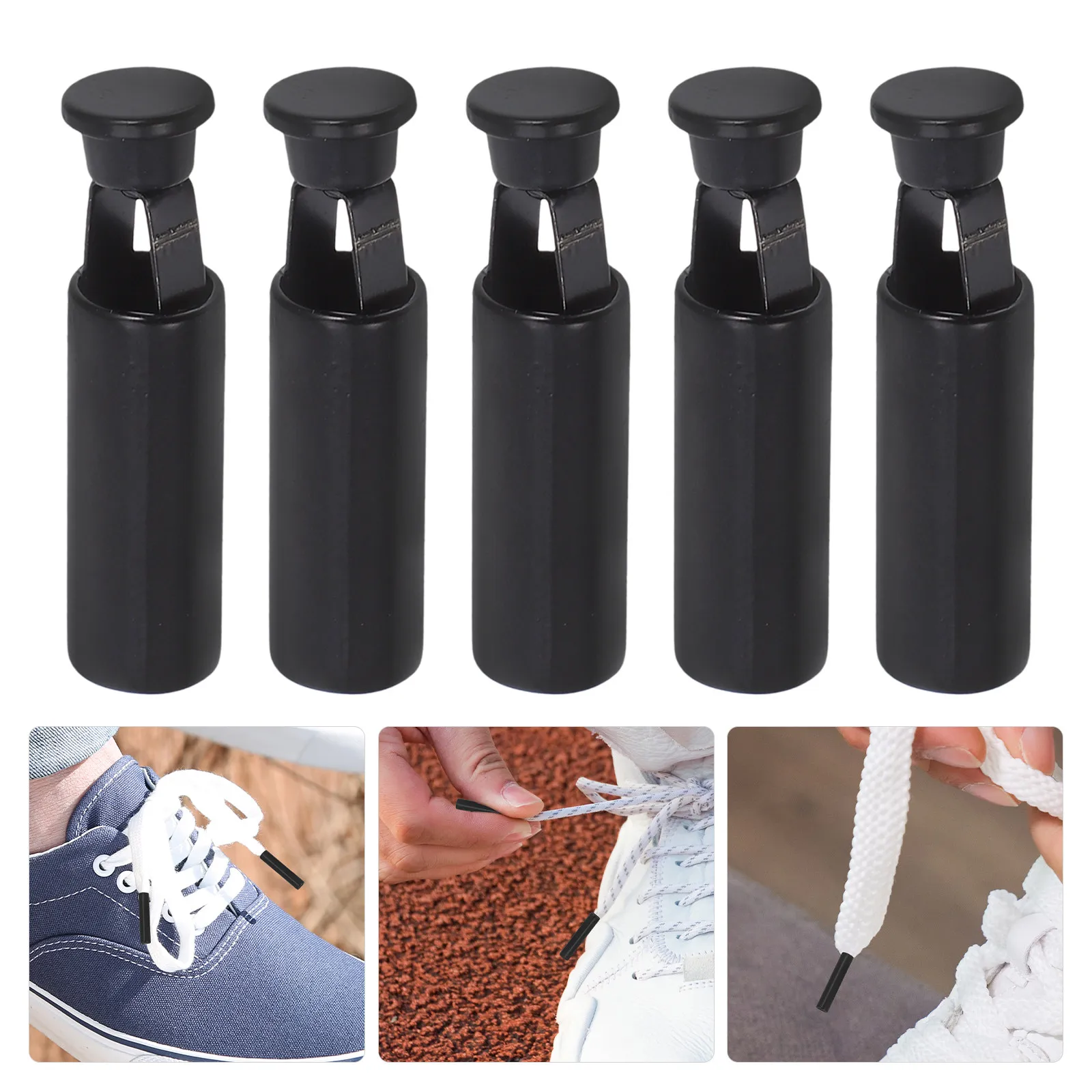 

10Pcs Metal for Shoelaces Replacement Tips Strong Alloy Cord Ends for Sneakers Hats Activewear DIY Shoe Lace Repair Parts