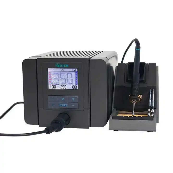 

QUICK Q8 110V/220V Intelligence Precision Soldering Iron Station SMD Rework Station Soldering Station Welding Repair Tool