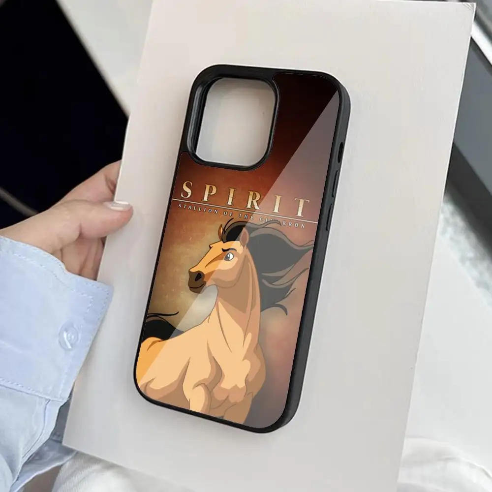 Spirit Stallion Horse Phone Case For Iphone 15 14 13 12 11 Pro Max Mini 8 Plus Se Xr X Xs 2020 PC+TPU Cover