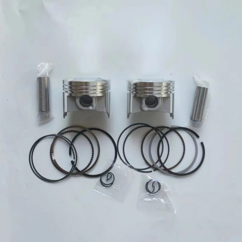 أجزاء محرك الدراجة النارية تتحمل حجم 57 مللي متر دبوس 15 مللي متر المكبس الدائري عدة ل HYOSUNG 250cc GT250 GT250R GV250 GT GV 250