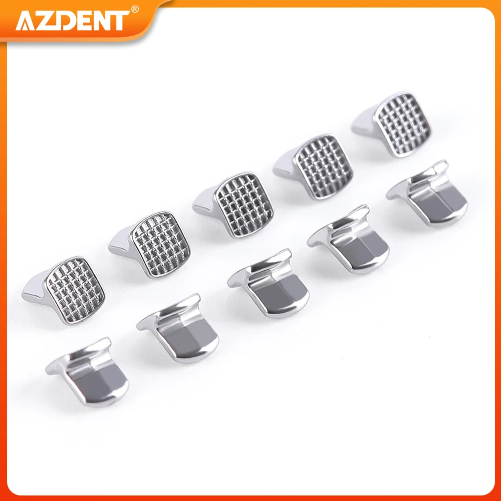 10pcs/Pack AZDENT Dental Orthodontic Bite Turbos Bite Wing Occlusal Lingual Baffle MIM Monoblock the Whole Casting