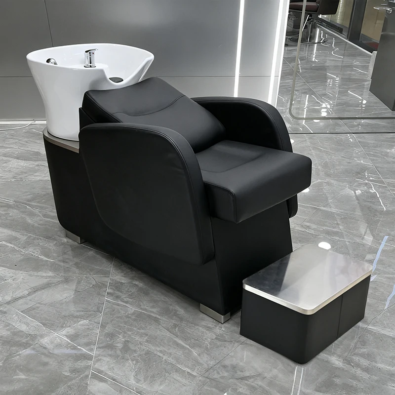 

Premium Elegant Shampoo Chair Aesthetic Luxury Simple Shampoo Chairs Modern Silla Para Salón De Belleza Salon Furniture