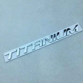個 3D 金屬鈦合金後備箱擋泥板徽標,適用於 Ecosport、Fiesta、Focus、Mondeo、Edge、Escape、Kuga、Galaxy 2014+ 10 最佳銷售 福特鈦金版 - №4