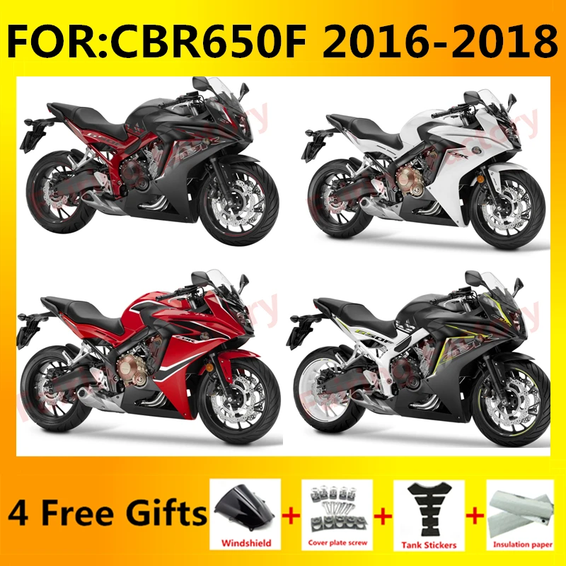 New ABS Motorcycle Whole Fairings Kit fit for CBR650F 2016 2017 2018 CBR650 F CBR 650F 16 17 18 Bodywork full fairing zxmt