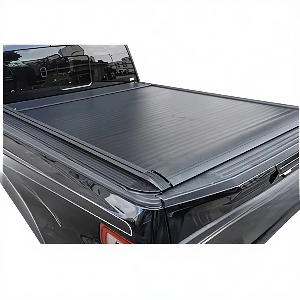 

Manual Roller Shutter Rear Cover Plate Pickup Truck Bed Compartment Tailbox-Aluminum Alloy Waterproof Dustproof Universal Fit