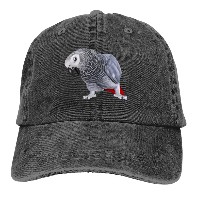 

Birds Pet Multicolor Hat Peaked Women'S Cap African Grey Parrot Personalized Visor Protection Hats