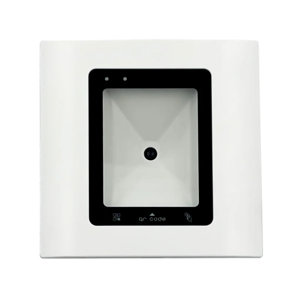 RFID Reader Qr Code Scanner Access Control Card Reader Wg26/34, RS232, RS485, TCP-IP 2D Smart Access Control Qr Code Reader