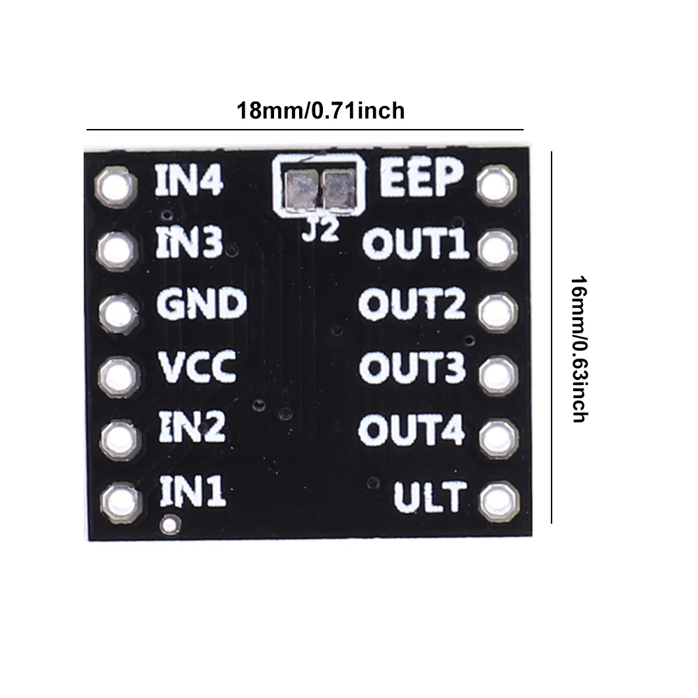 Placa de módulo de accionamiento de Motor DRV8833, 5-20 piezas, 1.5A, 3V-10V, puente H único, Motor paso a paso de 6 pines, protección contra