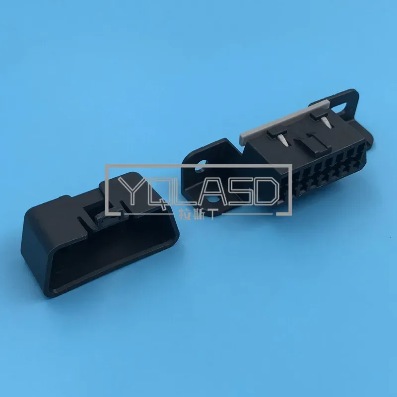 

1 комплект, 16-контактный разъем OBD2 OBD-II, автоматический диагностический интерфейс OBDII OBD, 2 розетки переменного тока в сборе MG610761-5 12110250 для VW GM Wuling