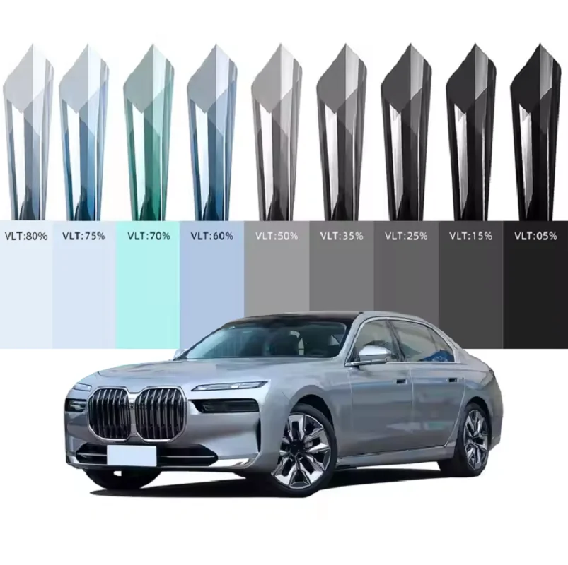 

Top Quality Ultra HD Nano Ceramic Film 50cmX600cm 5%~80%VLT HIR100% Window Tint Car Solar Film UV Protection Sticker Films