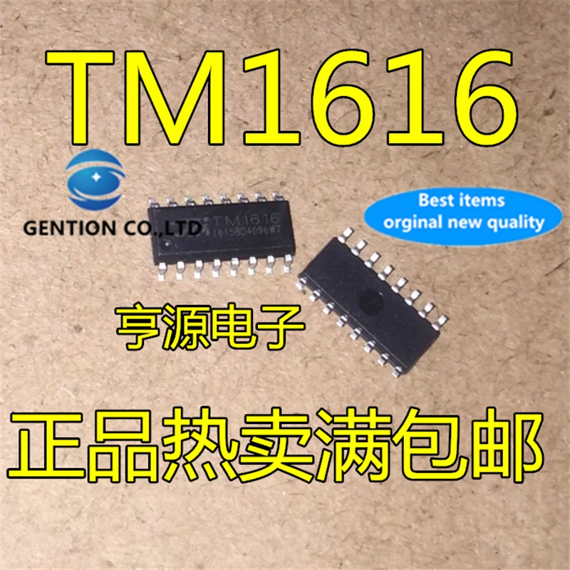 

20Pcs TM1616 SOP-16 LED Digital tube display driver IC in stock 100% new and original