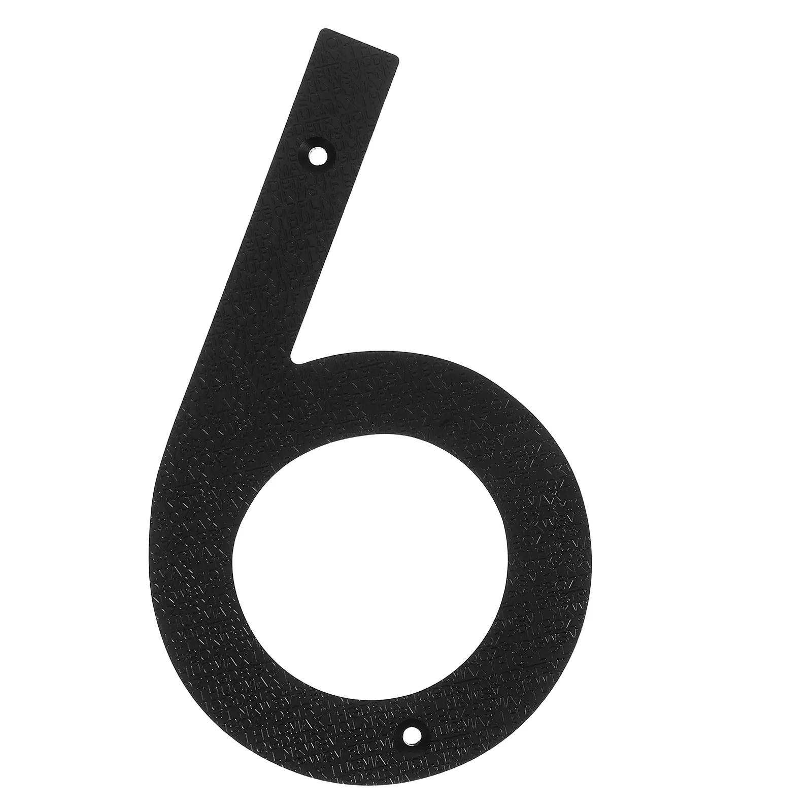 

Floating Inch Address Sign Letter Texture Plastic Door Number Plaque for Outdoor Use