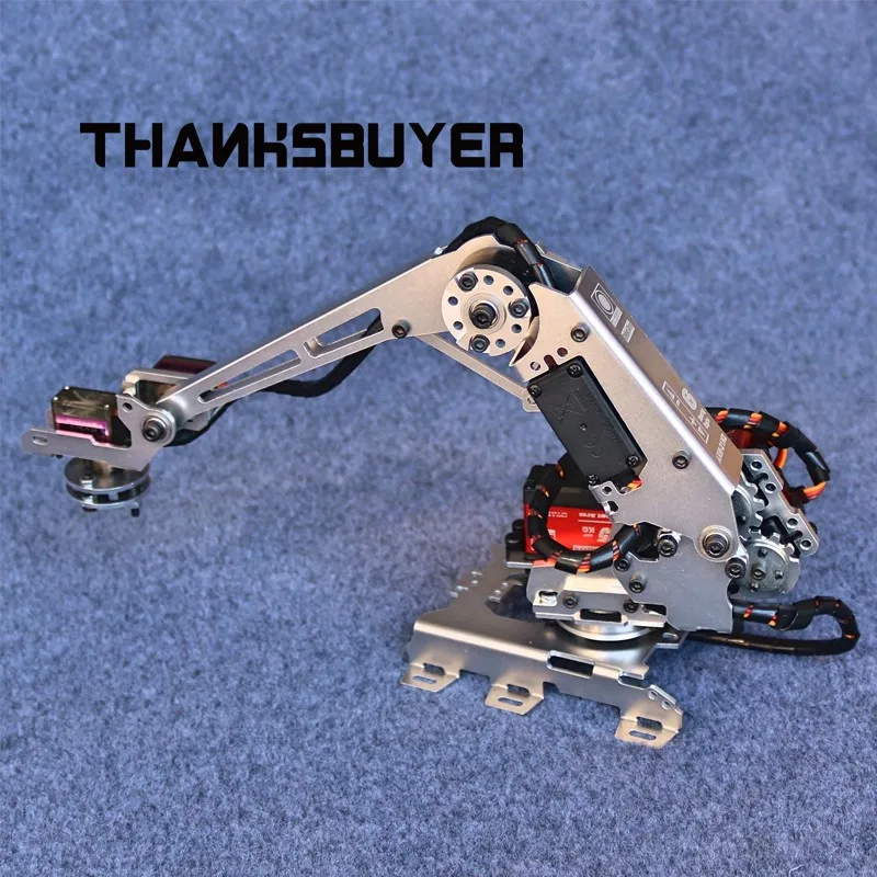 ARM-21N2 6DOF Robot Arm Kit Metal Robotic Arm Mechanical Arm Unassembled With 20/25KG Digital Servos