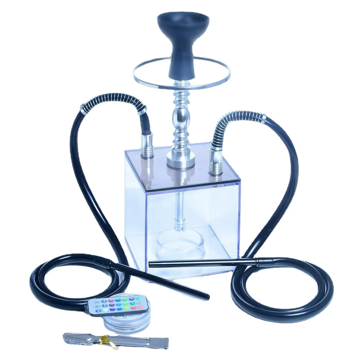 

Акриловый двойной трубчатый кальян, пластиковая бутылка от производителя