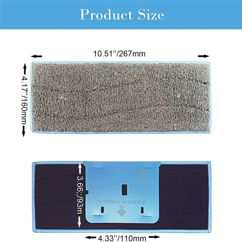 Replacement for Braava Jet M6 Wet Mopping Pads I-Robot Braava Jet M Series M6 (6110) (6012) (6112) Ultimate Robot Mop