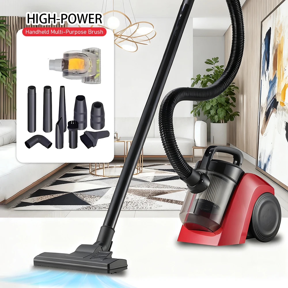 Upright Vacuum Cleaner Large Suction Portable Vacuum Cleaner Multi-function Lightweight Large Capacity Vacuum for Home Pet Car
