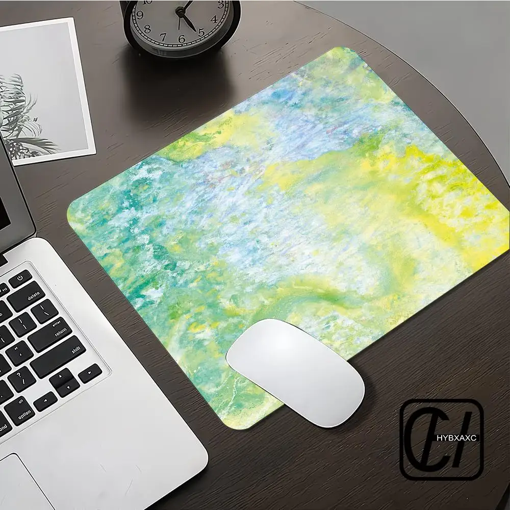 

Abstract Color Painting Mouse Pad For Small Size Gaming Mouse Pad Gamer Company Keyboard Mouse Mats Carpet Computer Desk Mats