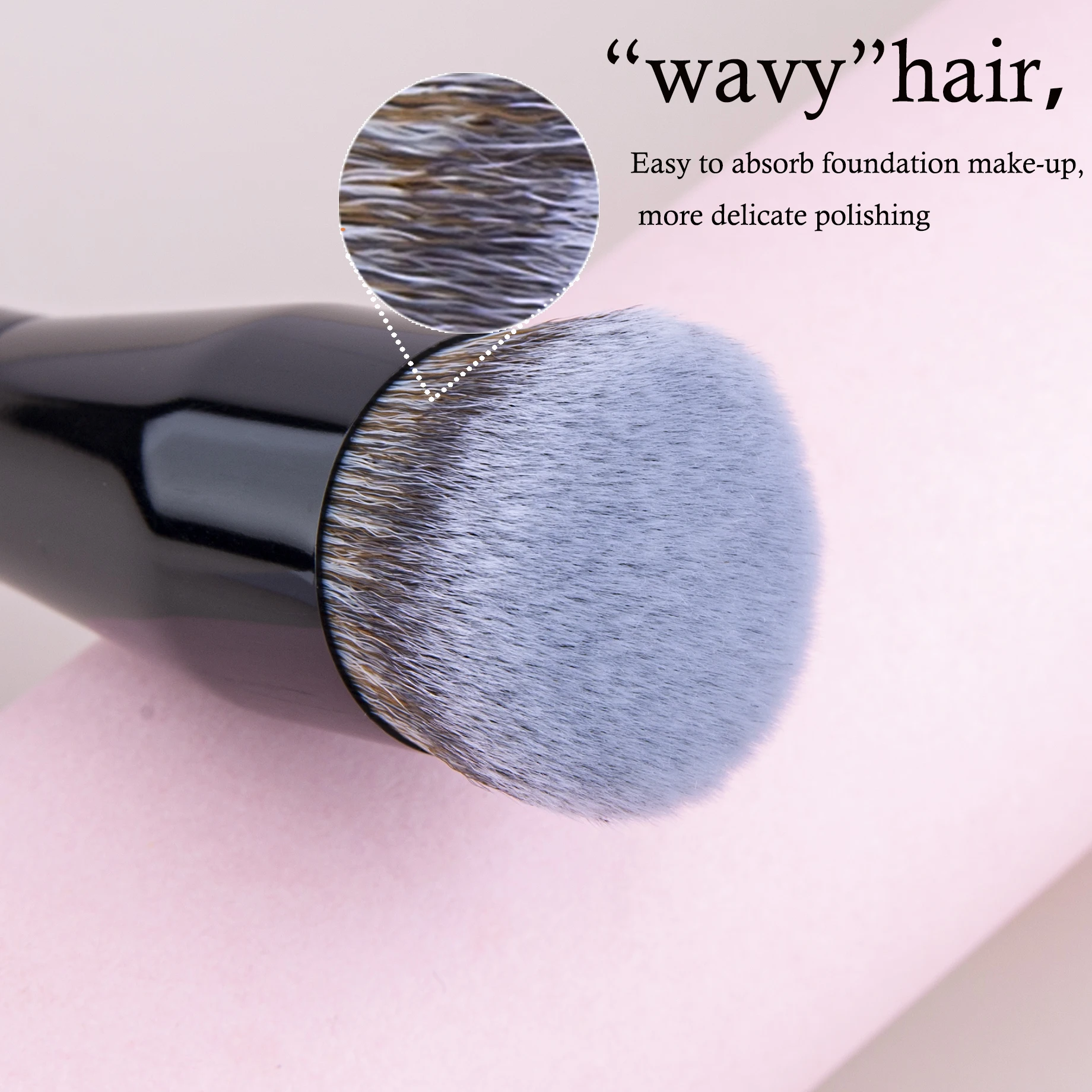 Pro 70 Big Foundation Brush Cream Foundation Makeup Brush Chubby Professional Synthetic Hair Face Contour Foundation Makeup Tool