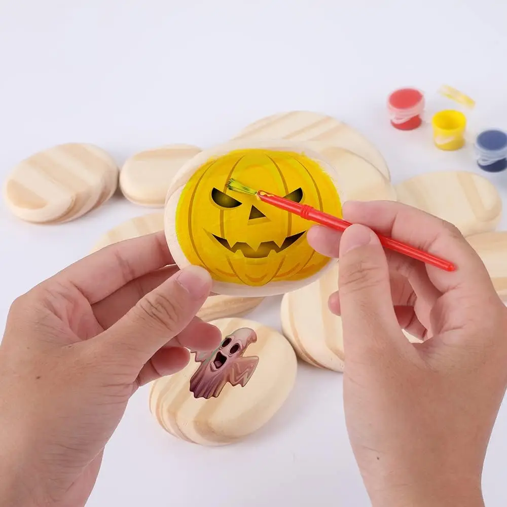 木製丸太積み石10個 木の選別バランスロックブロック モンテッソーリ教育玩具 幼児向け 3歳以上