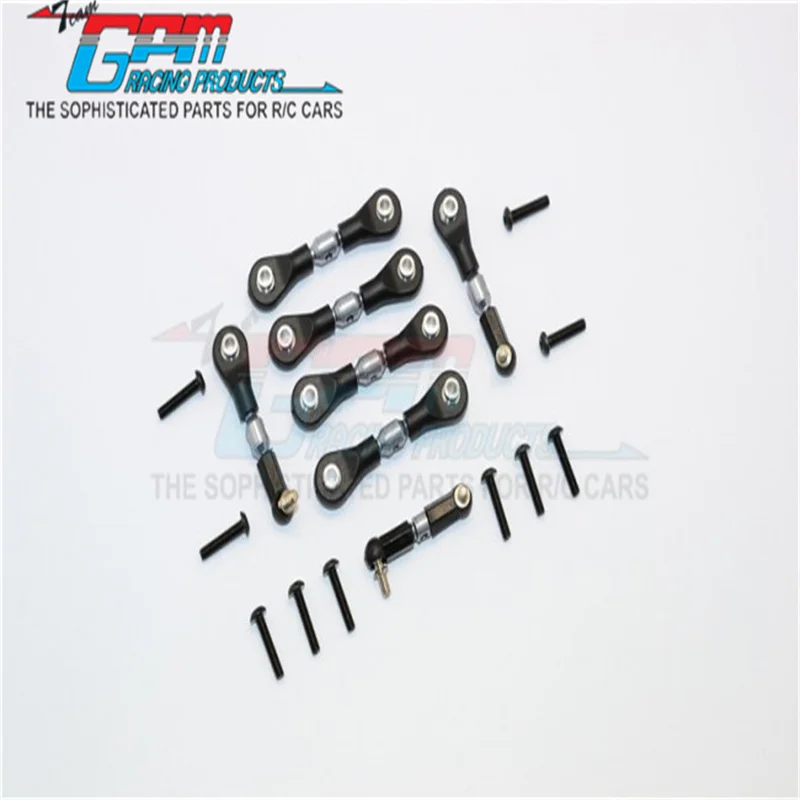 GPM SET joran TIE lengkap ALUMINIUM-7 BH untuk TRAXXAS 1/18 LATRAX SST Teton 4WD Upgrade