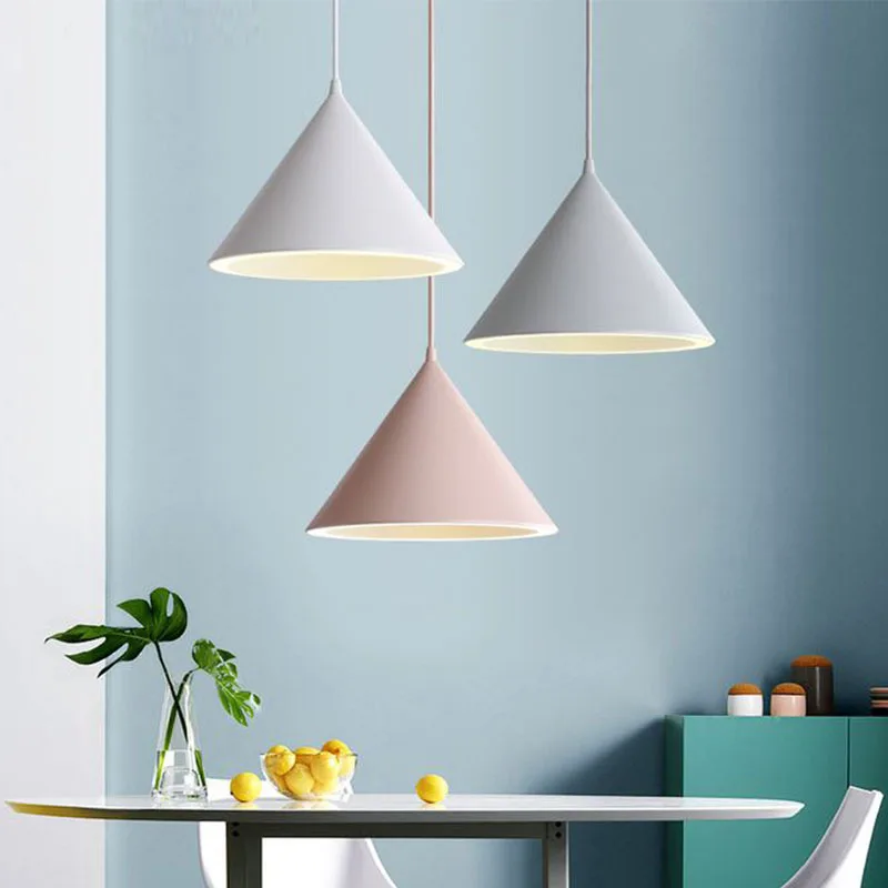 Modern Pendant Lights Nordic Industrial Lamp Led Pendant Lamp Vintage Light Bedroom Living Room Kitchen Island Dining Room Light