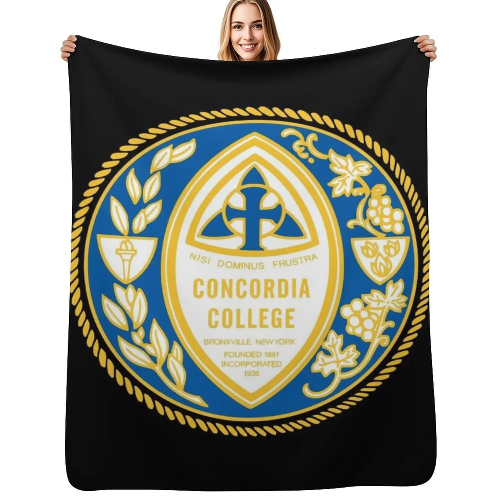 

Concordia College Conservatory Throw Blanket Foldable Soft Warm Blanket for Outdoor Use