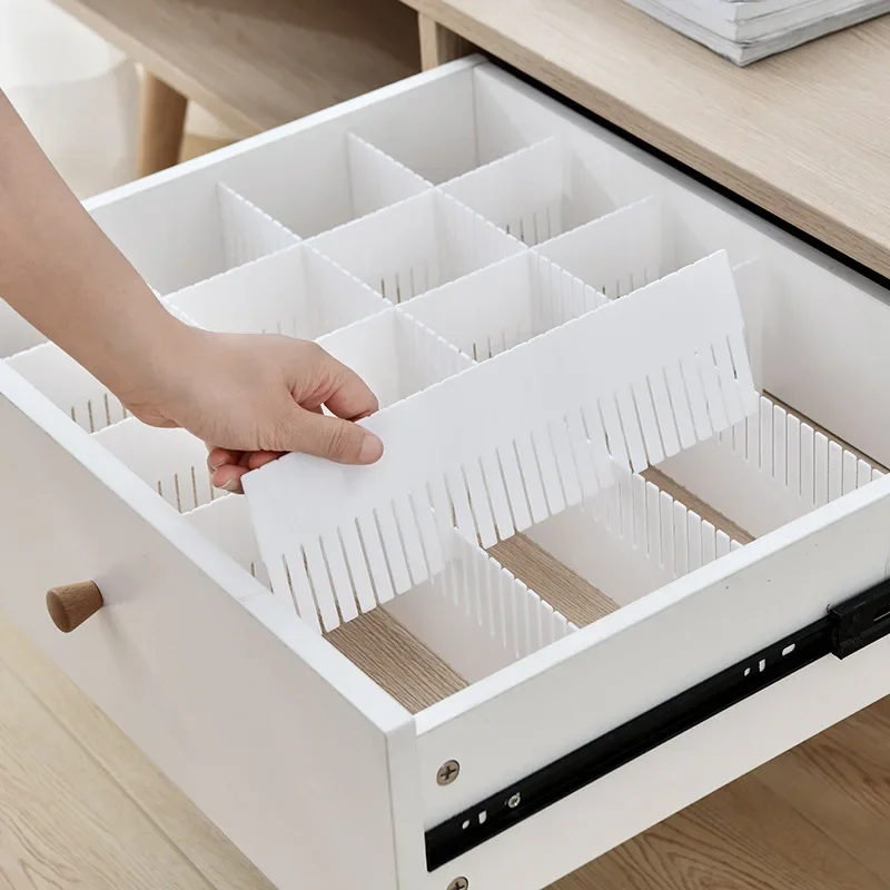 4/8Pcs Drawer Dividers,Adjustable Drawer Organizer for Socks,Underwear,Makeup,Can Help Tidy Kitchen,Bedroom,Dresser