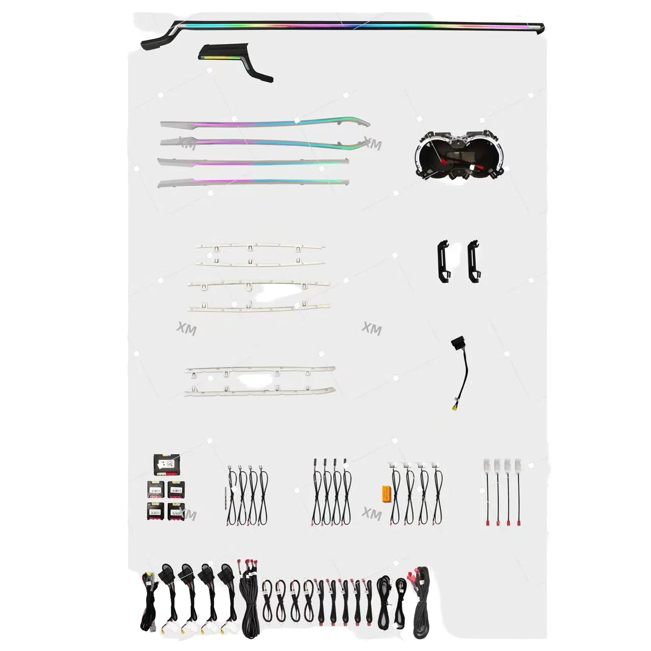 

Светодиодная декоративная подсветка Symphony Ambient для автомобиля, 26 LED-ламп для Audi A4 B9 2017-2024, электронное освещение салона