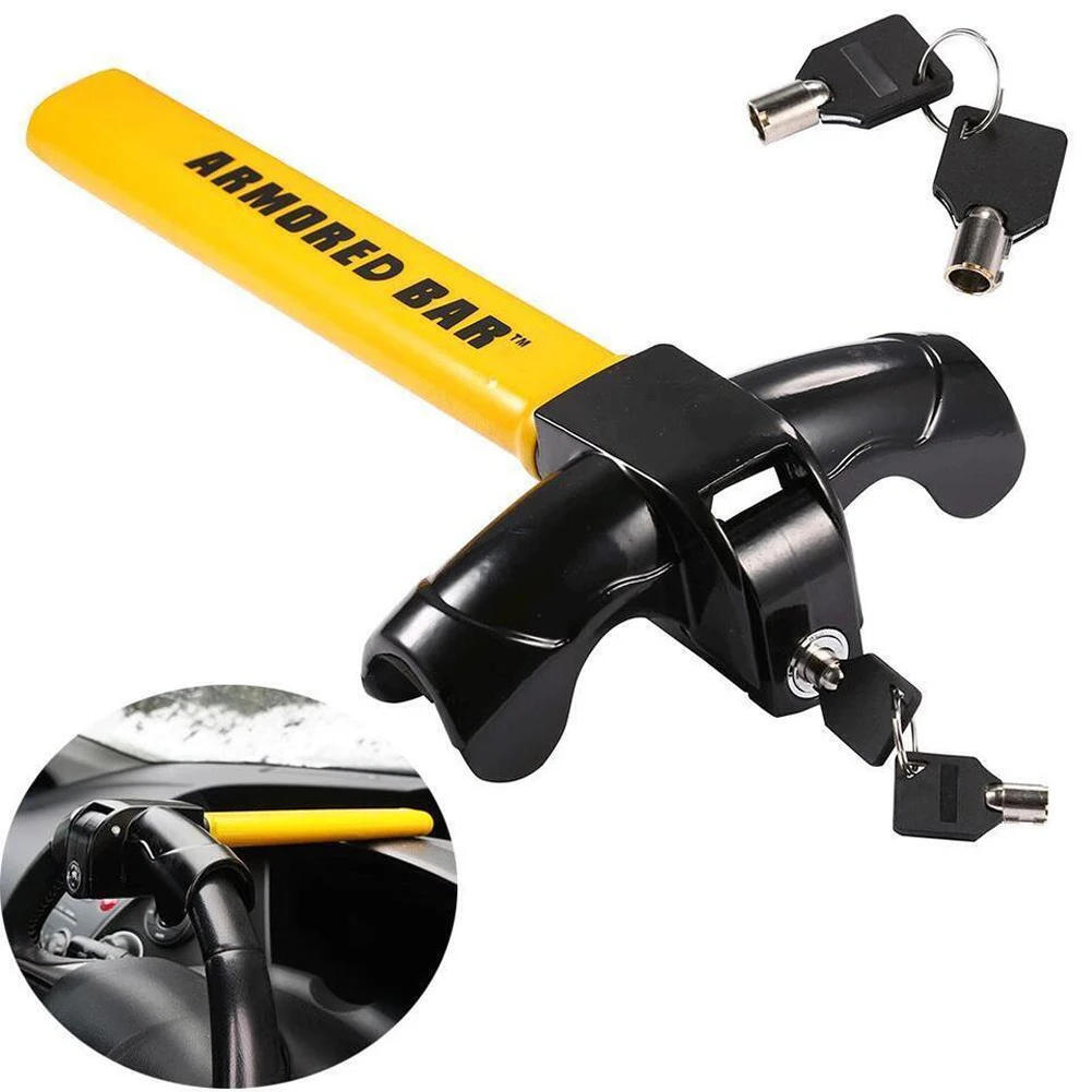 

Steering Anti-Theft T-Bar Anti-theft Car Rotary Steering Wheel Lock Heavy Duty Anti-Theft Steering Wheel Lock for Cars Vans