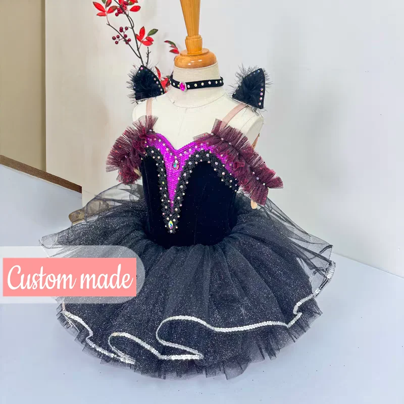 

Балетная юбка по индивидуальному заказу, серебряная фея, балетная юбка Спящей красавицы, платье-пачка для выступлений