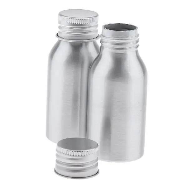 Travel Size Aluminum Bottles Mini Refillable Shampoo Containers Lotion Sample Bottles for Cosmetics Storage