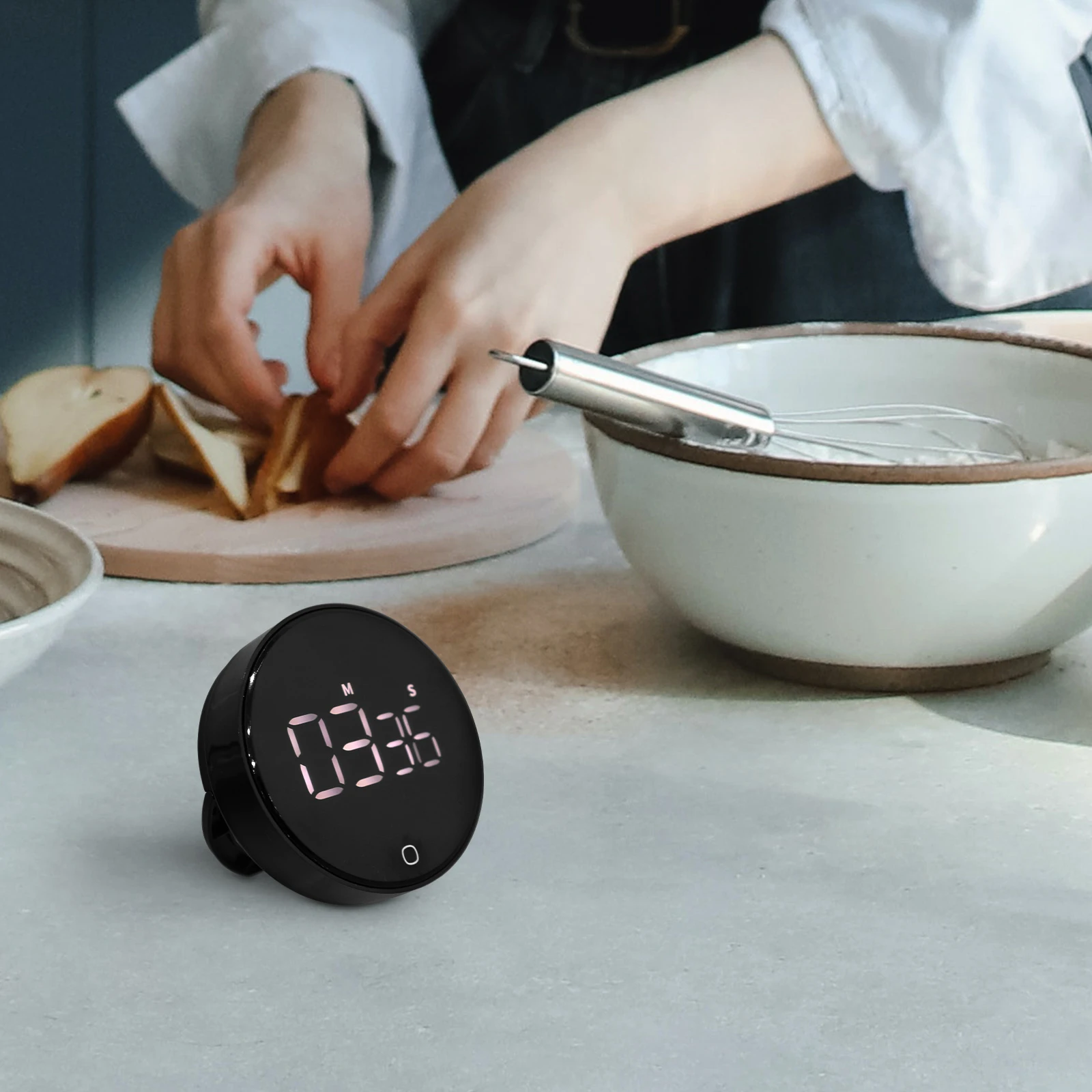 

Digital Countdown Timer Magnetic Clock for Fridge Decor Kitchen Timer Loud Clear Screen Ideal Eyesight Activities