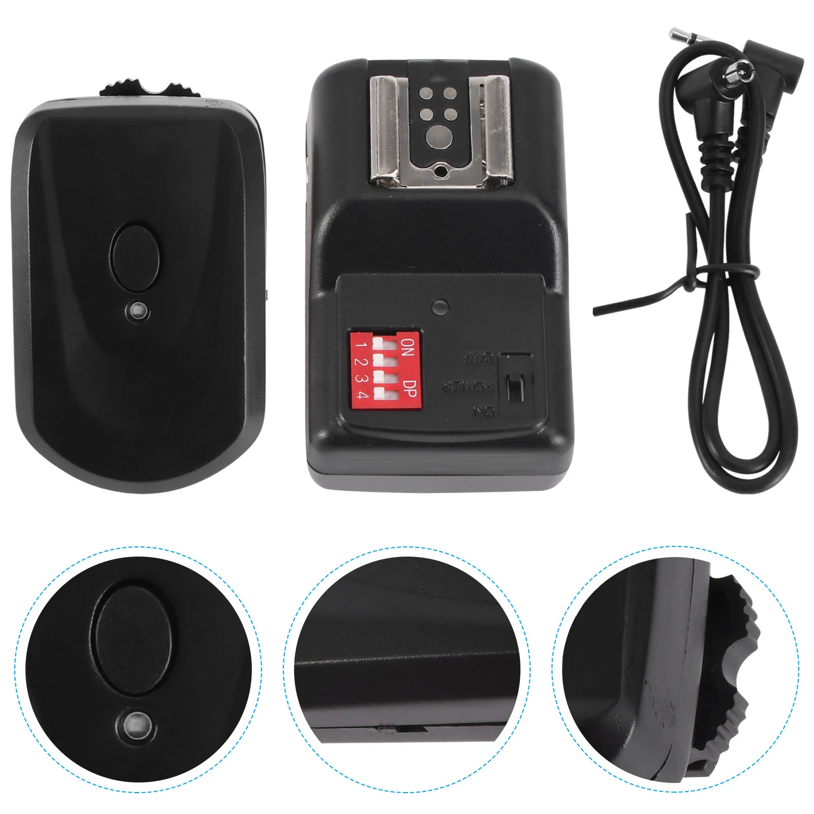 

Wireless Flash Trigger 2 Receiver 30M 1/250Sec Sync Dslr Camera Wireless Trigger Studio Kit