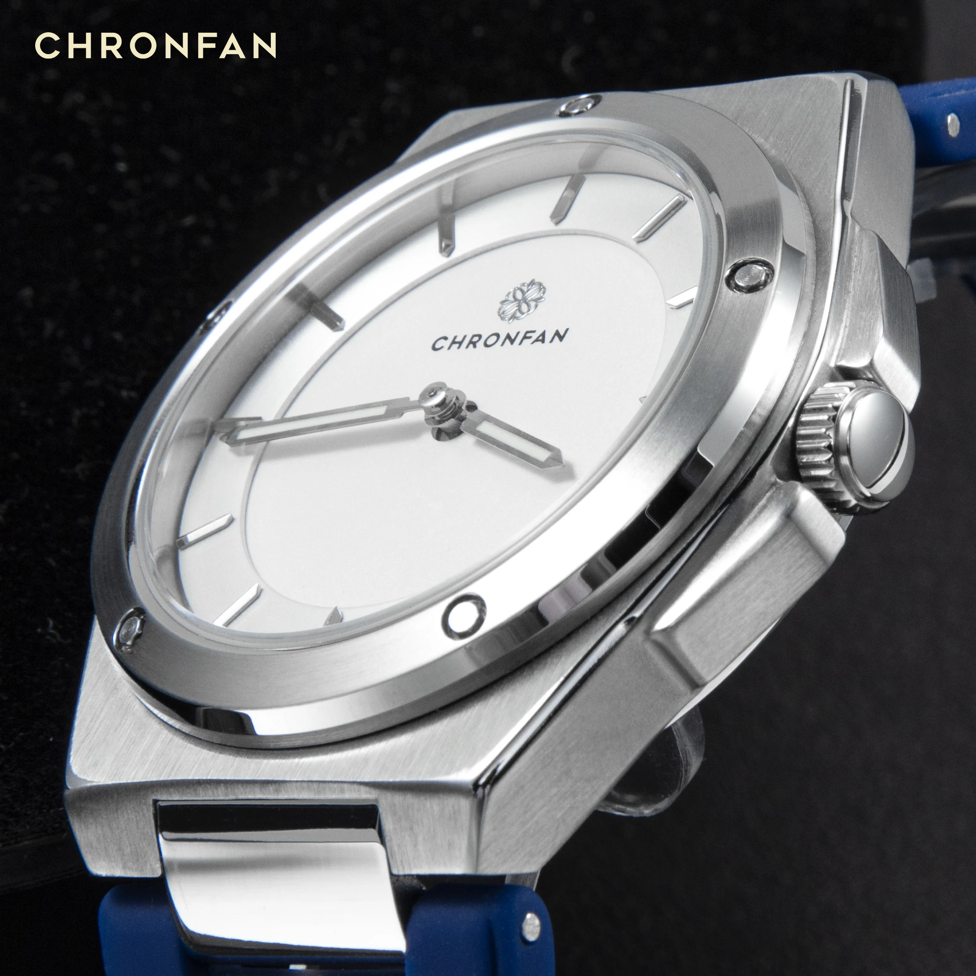 40mm Engineer Style Men's Automatic Wristwatch  Japan NH35 Movement Luminous Hands Sapphire Crystal 20 ATM Waterproof