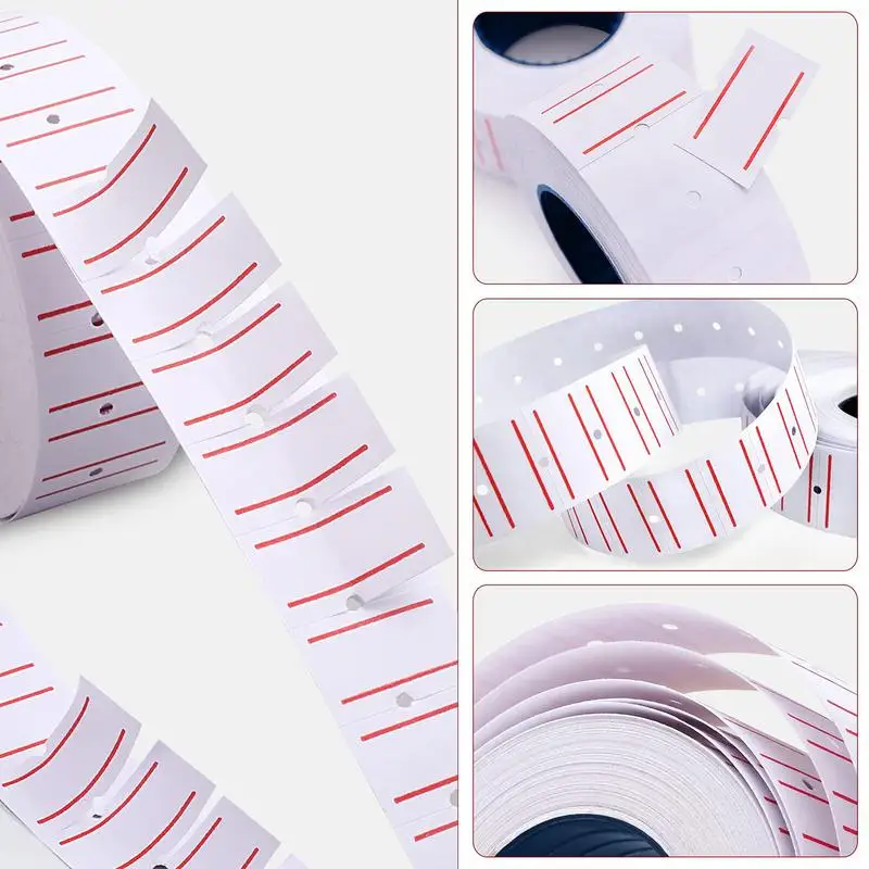 ป้ายสติกเกอร์10ม้วนป้ายขายสินค้าอาหารสติกเกอร์พิมพ์ได้อเนกประสงค์สำหรับร้านขายเสื้อผ้าเบเกอรี่