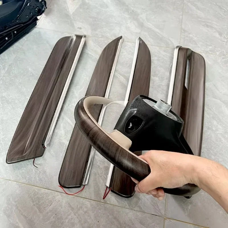 

For Mercedes Benz V-Class Business Vehicle Peach Wood Decorative VITO Door Modification Special Decorative Panel Dash Kits