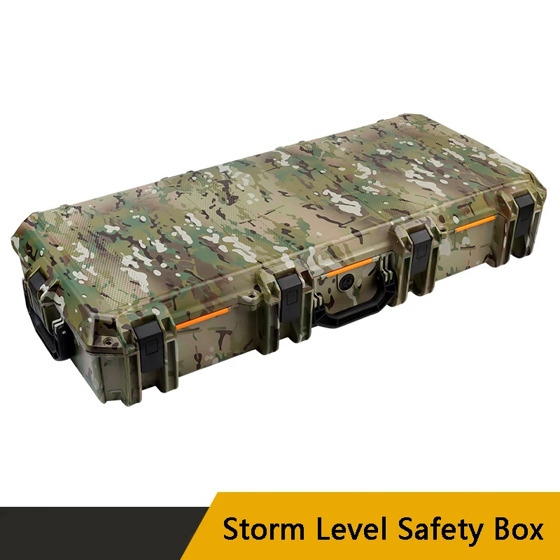 Camouflage MC Instrument Protection Safety Box, Four Layers, Lined with EVA Cotton, Dustproof, Moisture-proof, Shockproof